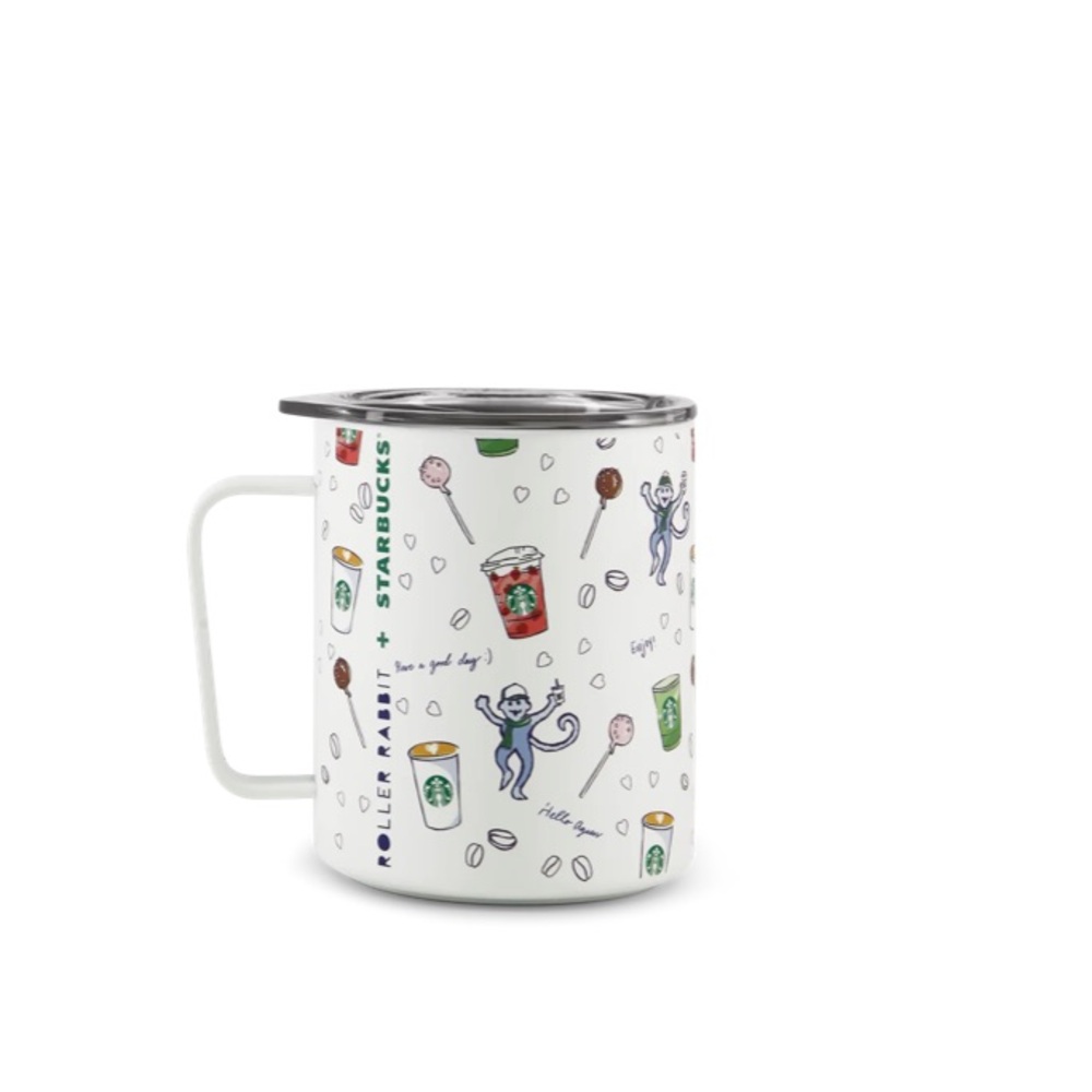 Starbucks + Roberta Roller Rabbit Camp Mug